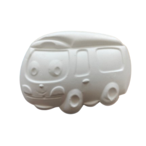 Figurina din ipsos pentru pictat, Microbuz zambitor 8.5/6.5cm