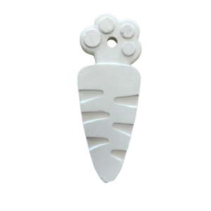 Figurine din ipsos pentru pictat, Morcov 2d cu gaura 9/3.5cm