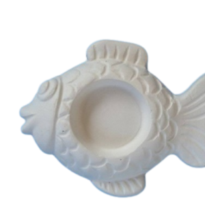 Figurine din ipsos pentru pictat, Suport lumanare peste