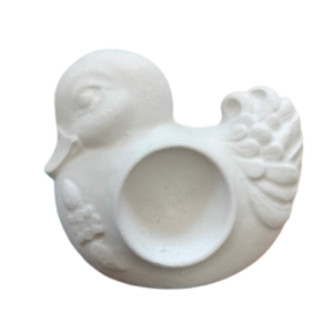 Figurine din ipsos pentru pictat, Suport ou ratusca 9/8.5cm