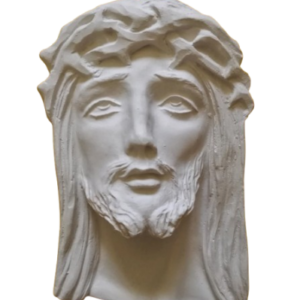 Figurine din ipsos pentru pictat, Tablou Chipul lui Iisus 12/8 cm