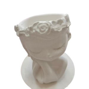 Figurine ipsos 3d fetita 1 mini vaza, 10/7 cm