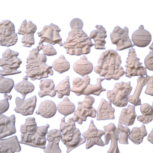 Set figurine din ipsos de Craciun -55 buc
