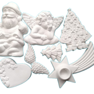 Set figurine din ipsos Iarna Oferta Cribialis
