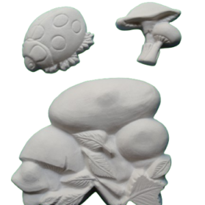 Figurine ipsos set ciuperca 3 buc