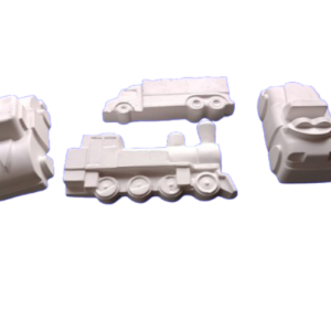 Set masinute figurine din ipsos