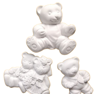Set figurine din ipsos ursi