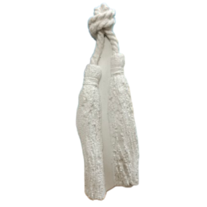 Snur martisor din ipsos 10/5 cm cu magnet si agatatoare