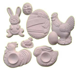 Set figurine din Ipsos Pasti