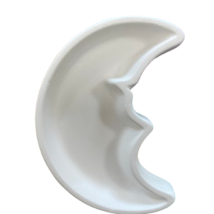 Figurina din ipsos pentru pictat, Farfurie luna 12/9cm