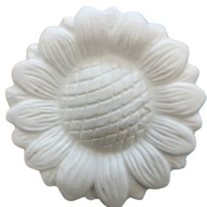 Figurina din ipsos pentru pictat, Floarea Soarelui mare 16cm