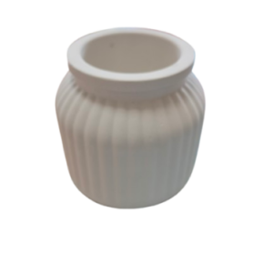 Figurine din ipsos pentru pictat, Mini vaza cu gat nr. 2 7cm