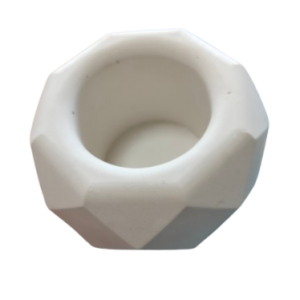 Figurine din ipsos pentru pictat, Mini vaza diamant 9cm