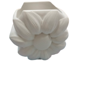 Figurine din ipsos pentru pictat, Mini vaza floarea soarelui 9/9cm