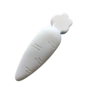Figurine din ipsos pentru pictat, Morcov mediu 9/3 cm