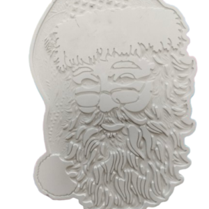 Figurine din ipsos pentru pictat, Placa chip Mos Craciun 10/15cm