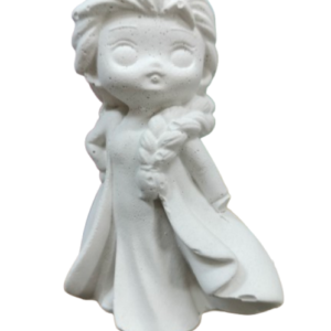 Figurine din ipsos pentru pictat, Printesa 3d Ana, 8 cm