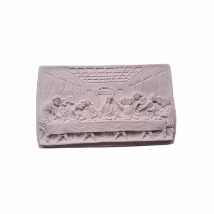 Figurine din ipsos pentru pictat, Tablou Cina cea de Taina, 28/ 17 cm