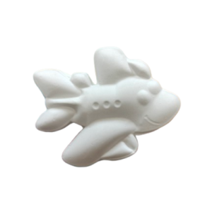 Figurina din ipsos pentru pictat, Avion zambitor 9/7cm