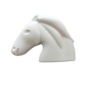 Figurina din ipsos pentru pictat, Cap cal 9/7cm