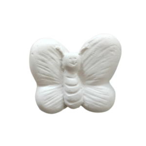 Figurina din ipsos pentru pictat, Fluture zambitor 4/5cm