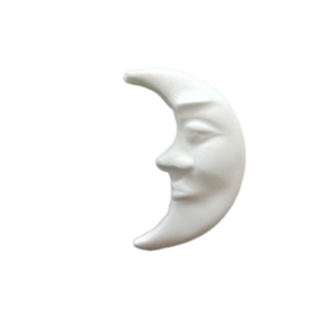 Figurina din ipsos pentru pictat, Luna nr. 1 6.5/4cm