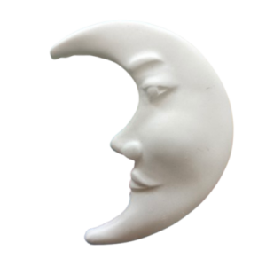 Figurina din ipsos pentru pictat, Luna nr. 2 10/8cm
