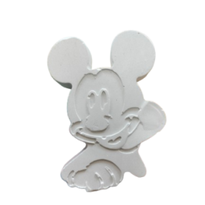 Figurina din ipsos pentru pictat, Mickey mediu 10.5/7cm