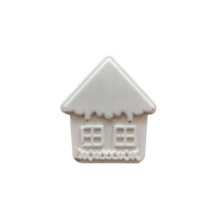 Figurina din ipsos pentru pictat, Mini casa 3/3cm