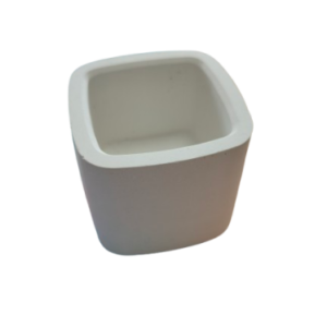 Figurina din ipsos pentru pictat, Mini vaza patrata 5 cm