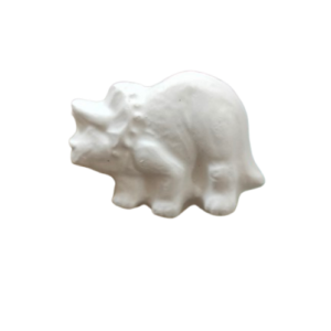 Figurina din ipsos pentru pictat, Rinocer mic 5/4cm