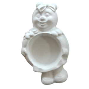 Figurina din ipsos pentru pictat, Suport lumanare buburuza nr. 2 12/7cm