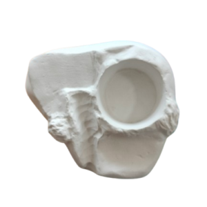 Figurina din ipsos pentru pictat, Suport lumanare pietre 12/10cm