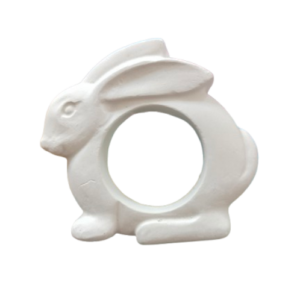 Figurina din ipsos pentru pictat, Suport ou iepure 7/7.5cm