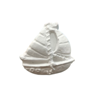 Figurine din ipsos pentru pictat, Barca mica 4.5/5cm