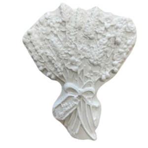 Figurine din ipsos pentru pictat, Buchet lavanda 7/6 cm