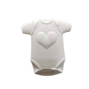 Figurine din ipsos pentru pictat, Haine bebe nr. 2 6.5/6cm