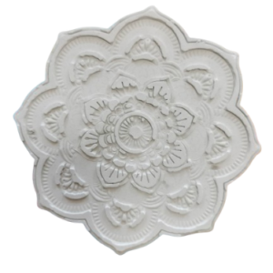 Figurine din ipsos pentru pictat, Mandala mare nr. 5 11.5 cm