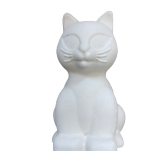 Figurine din ipsos pentru pictat, Pisica 3d nr. 2 7/5cm