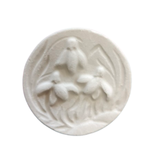 Figurine din ipsos pentru pictat, Tablou mic ghiocei 5cm