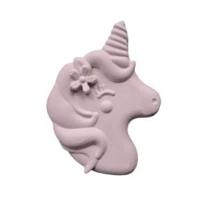 Figurine din ipsos pentru pictat, Unicorn cap 10/7.5 cm