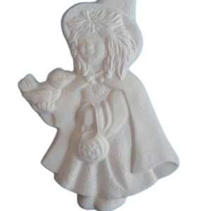 Figurine din ipsos pentru pictat, Vrajitoare nr. 1 16/11cm
