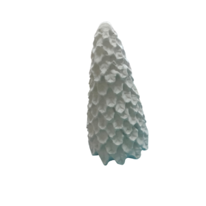 Figurina din ipsos pentru pictat, Brad 3d nr. 1 5x9.5 cm