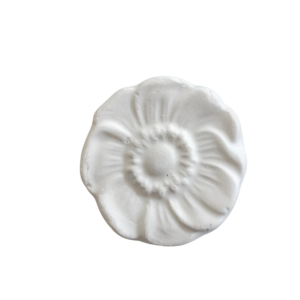 Figurina din ipsos pentru pictat, Floare nr. 17 4.5cm