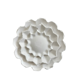 Figurina din ipsos pentru pictat, Floare nr. 3 7x7cm