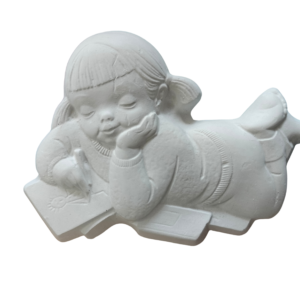 Figurina din ipsos pentru pictat, Scolarita 11.5x16.5cm