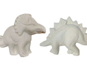 Figurina din ipsos pentru pictat, Set dinozauri intre 9.5 si 11cm
