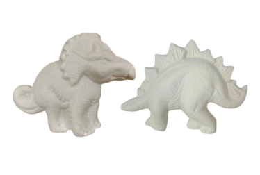 Figurina din ipsos pentru pictat, Set dinozauri intre 9.5 si 11cm