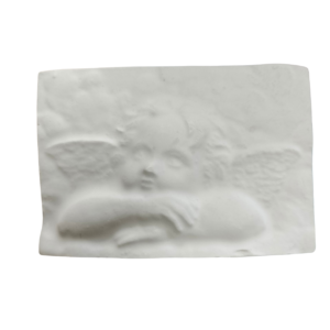 Figurina din ipsos pentru pictat, Tablou ingeras 9x13 cm
